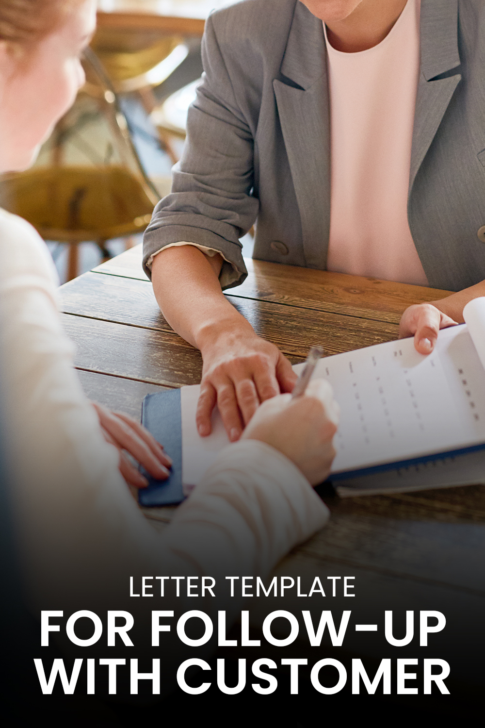 Letter Template For Follow-Up With Customer