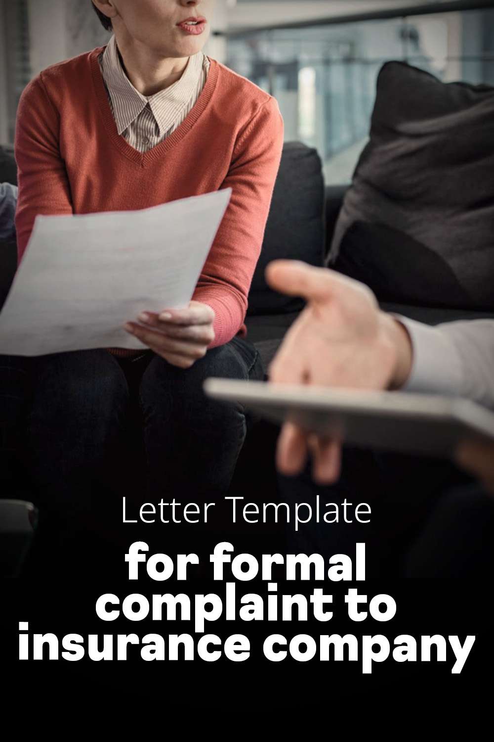 Letter Template For Formal Complaint To Insurance Company
