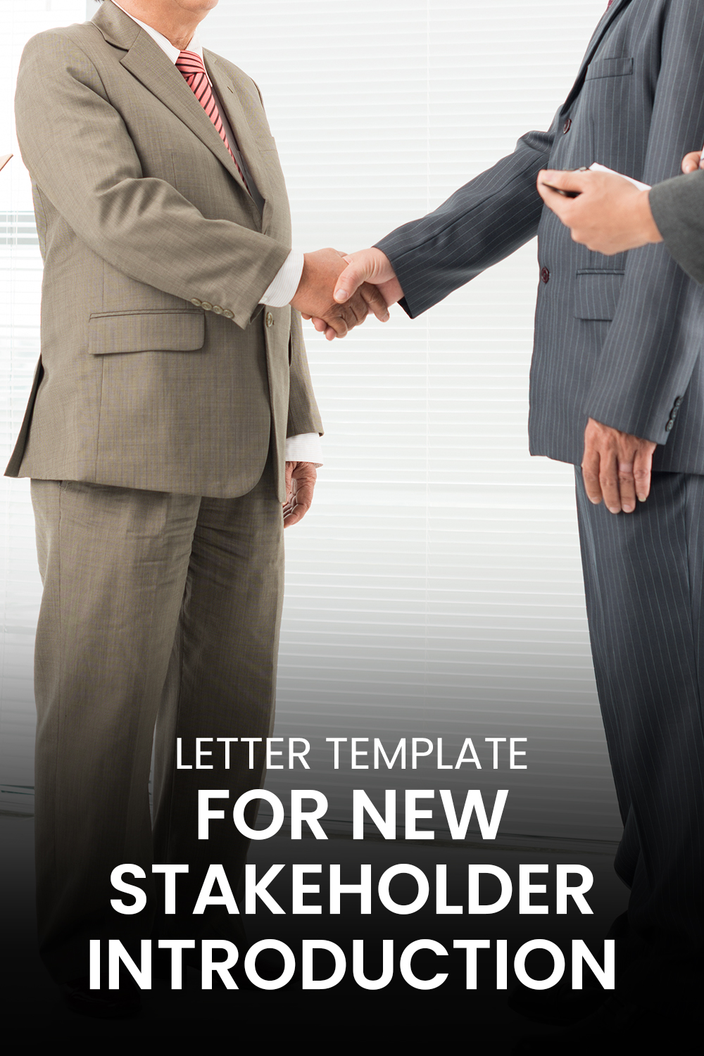Letter Template For New Stakeholder Introduction