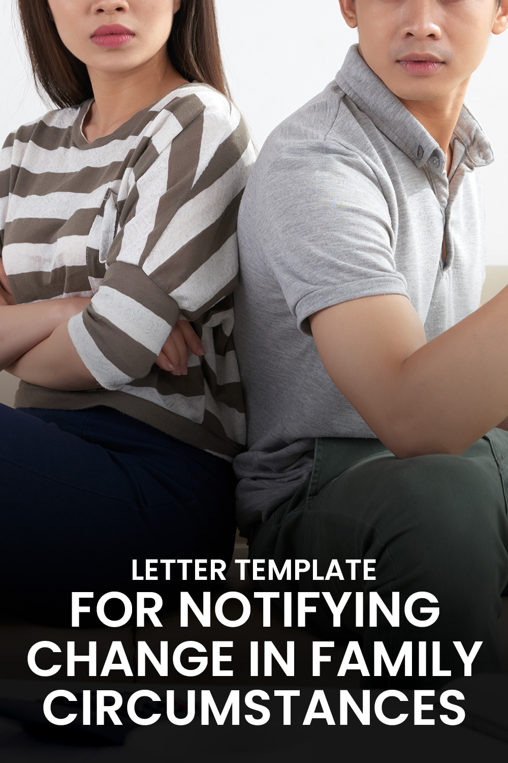Letter Template For Notifying Change In Family Circumstances