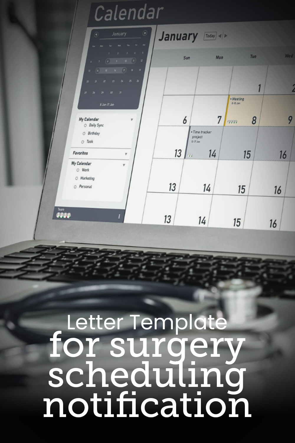 Letter Template For Surgery Scheduling Notification