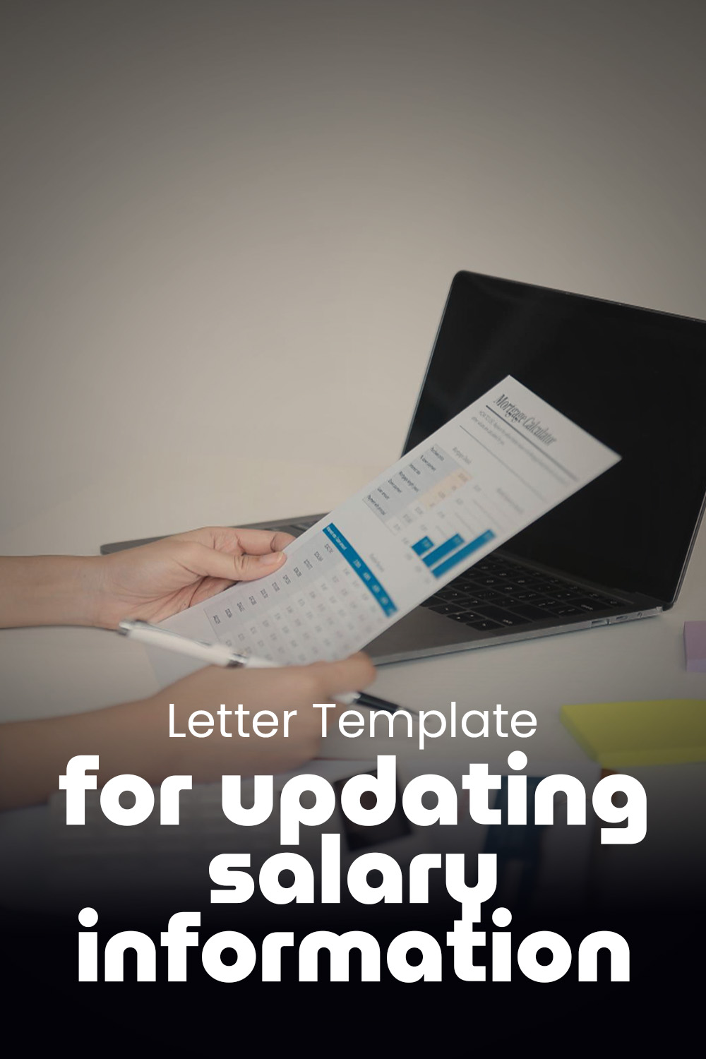 Letter Template For Updating Salary Information