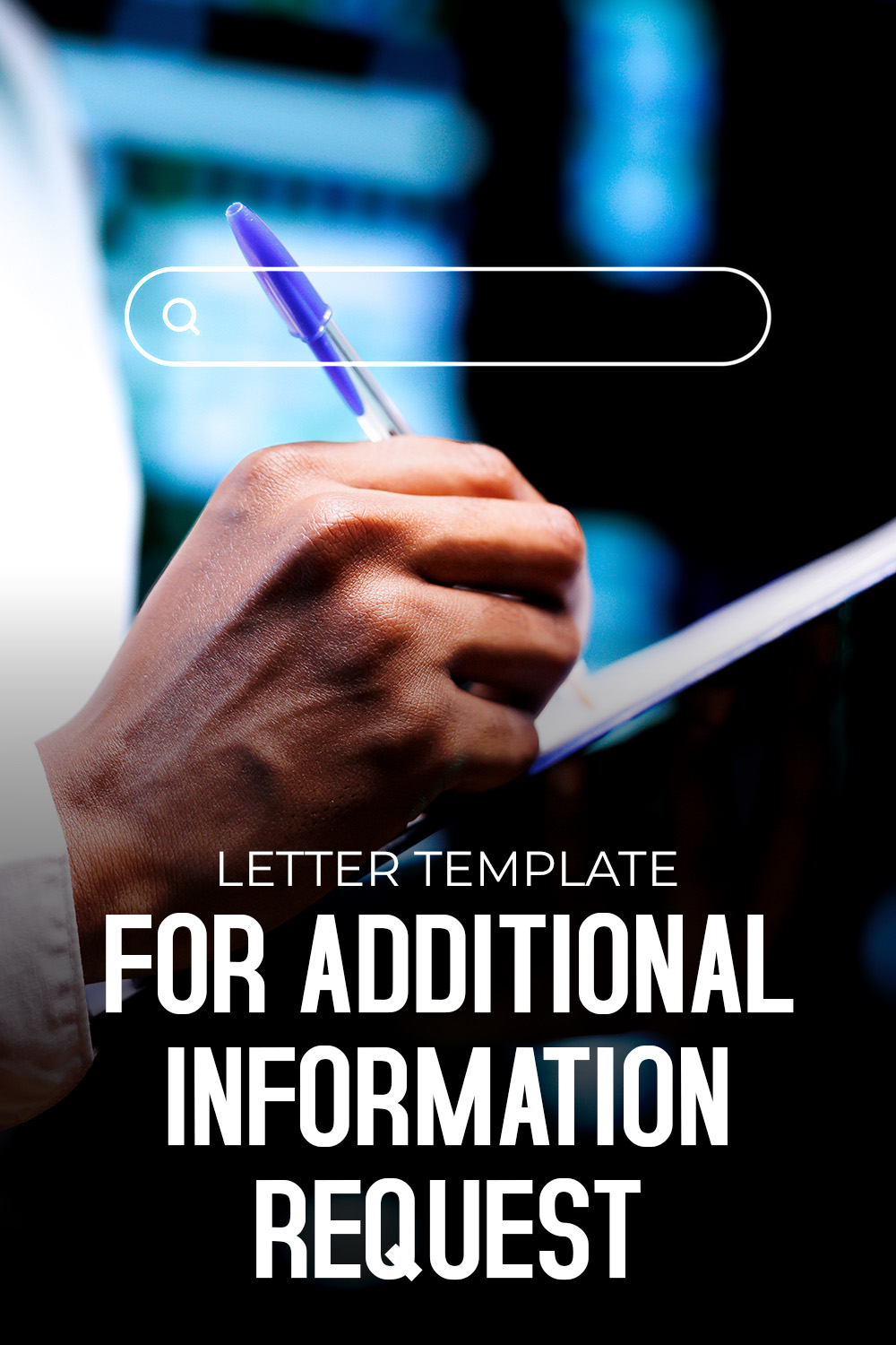 Letter Template For Additional Information Request