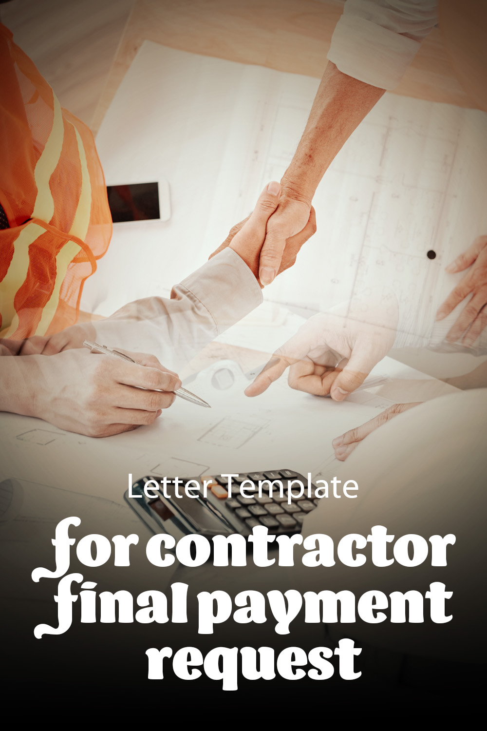 Letter Template For Contractor Final Payment Request