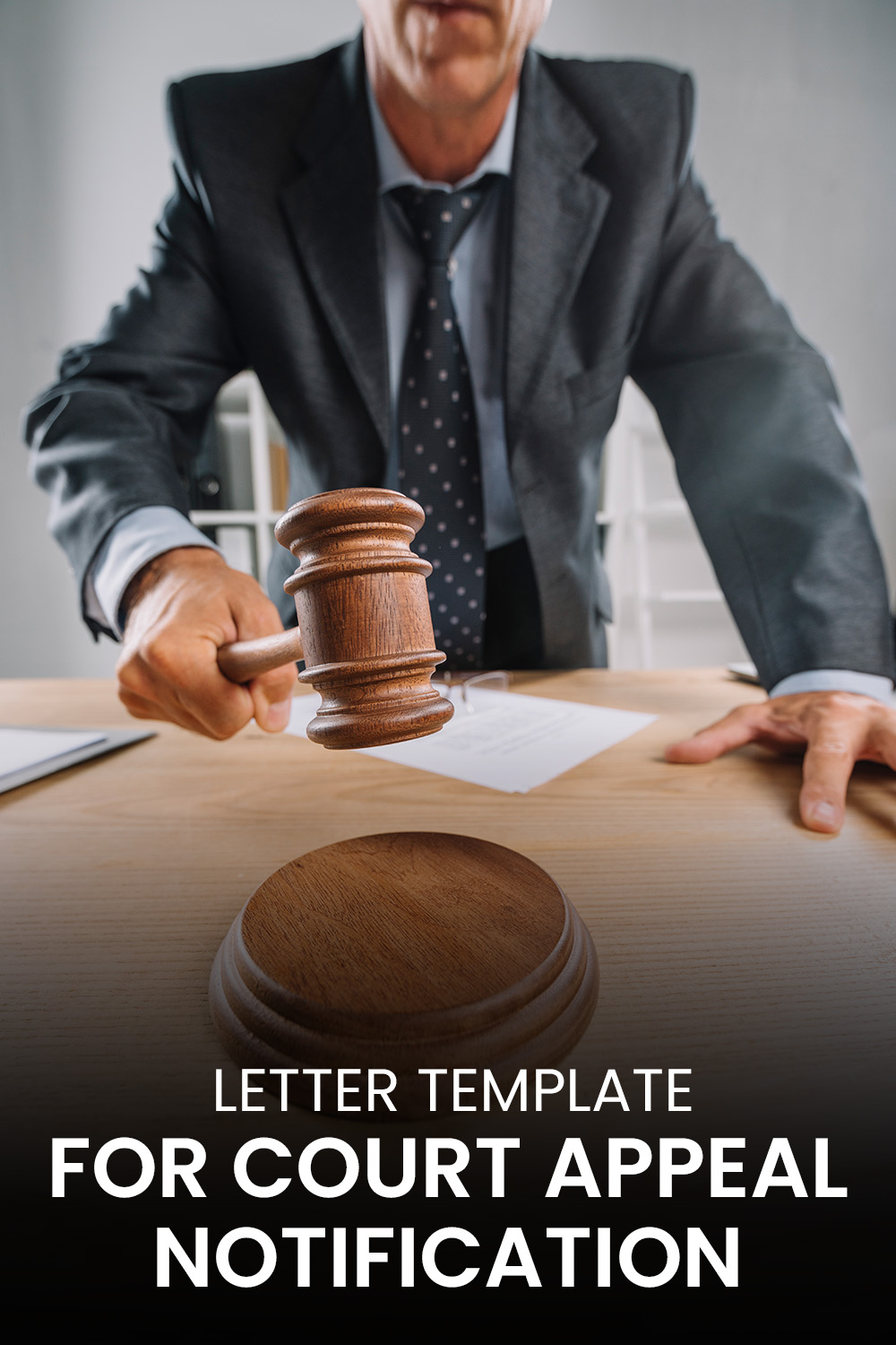 Letter Template For Court Appeal Notification
