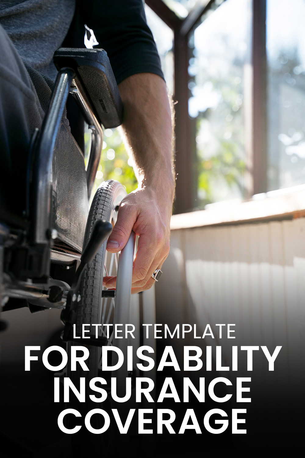 Letter Template For Disability Insurance Coverage