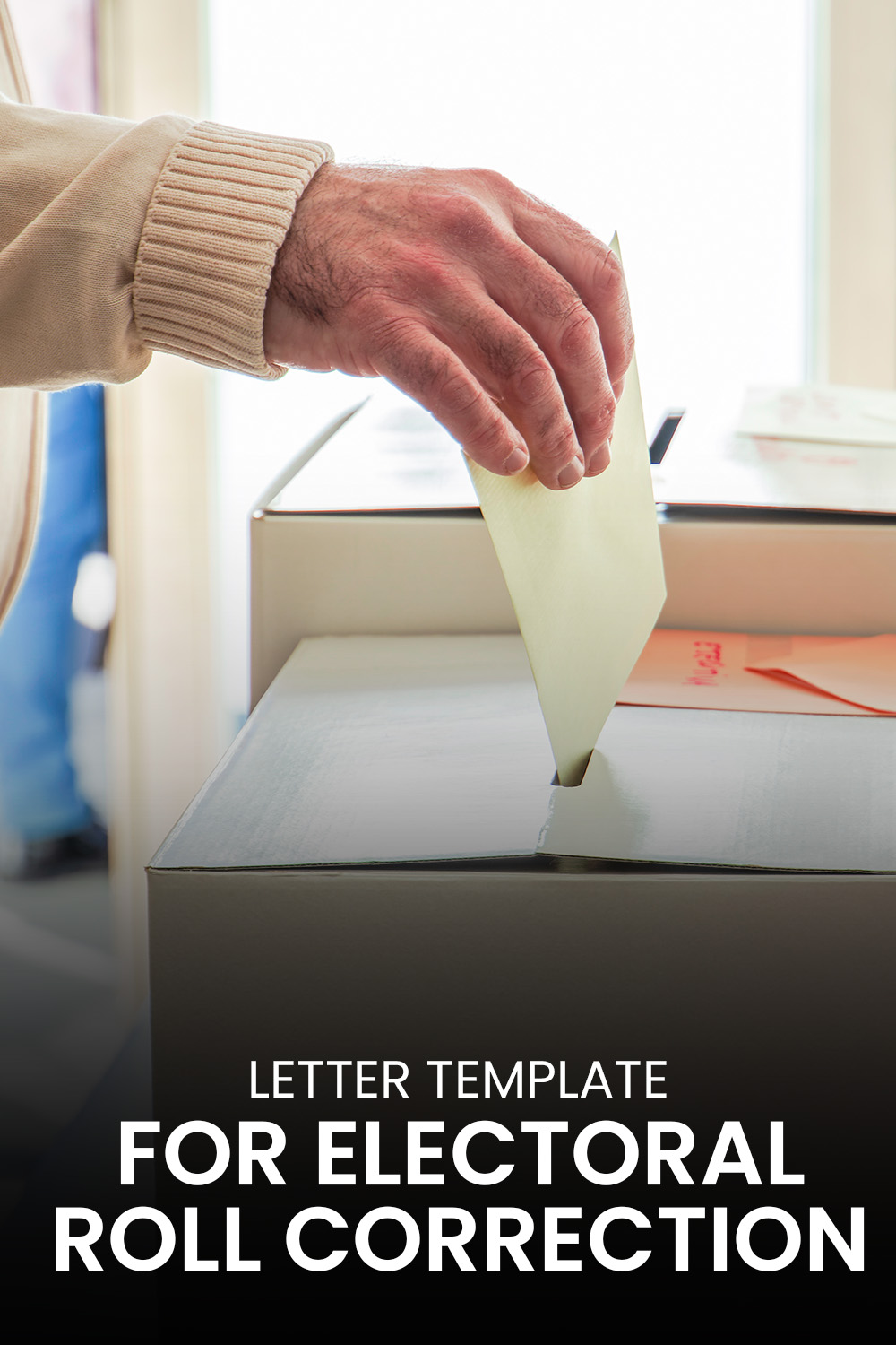 Letter Template For Electoral Roll Correction
