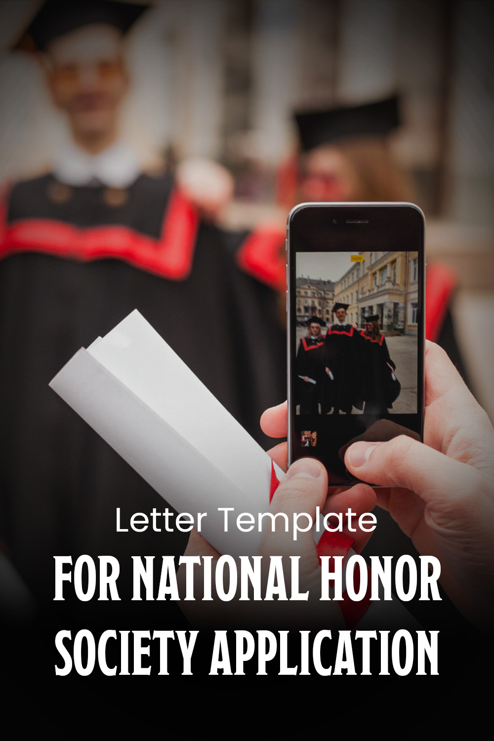 Letter Template For National Honor Society Application