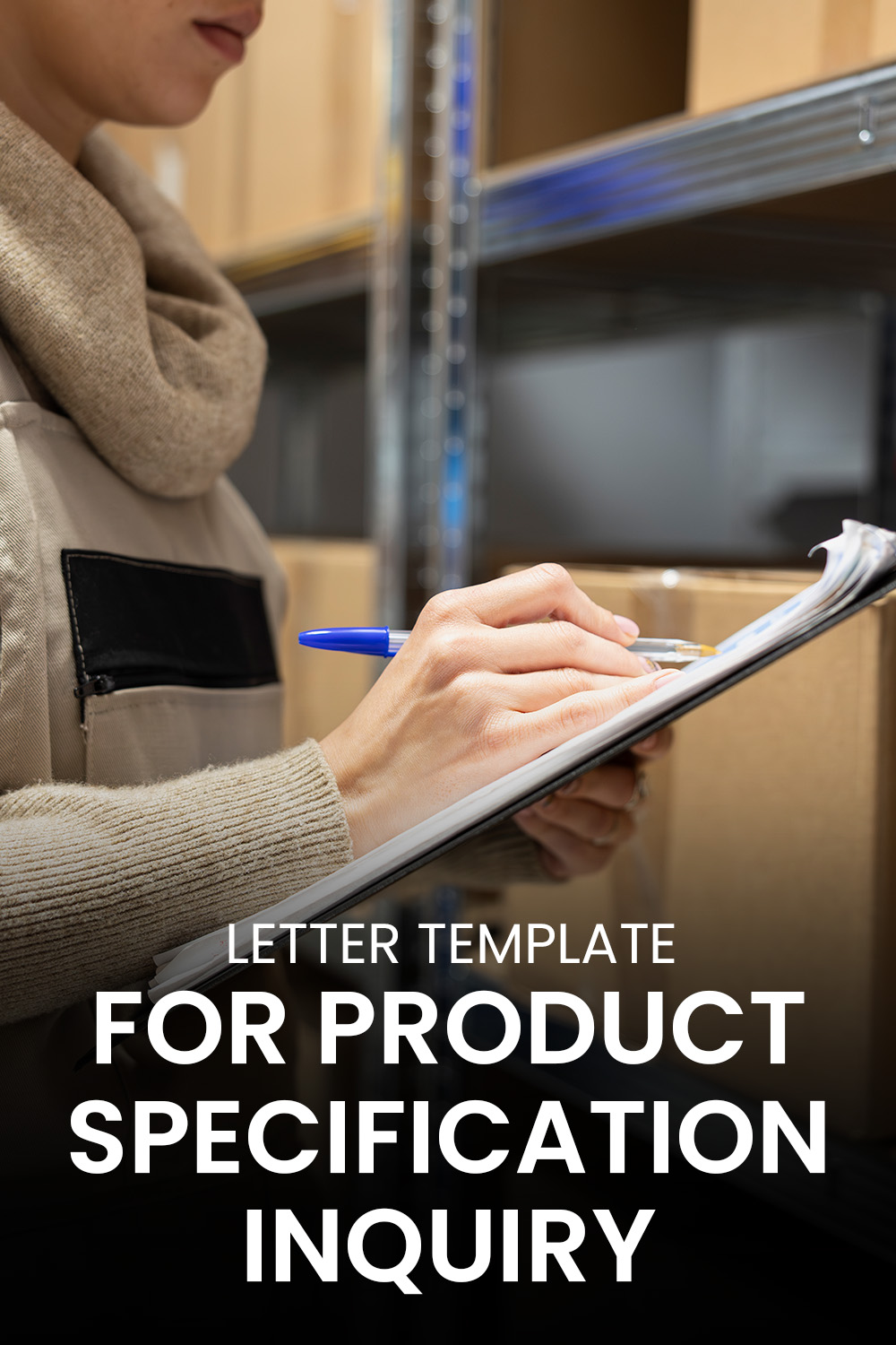 Letter Template For Product Specification Inquiry