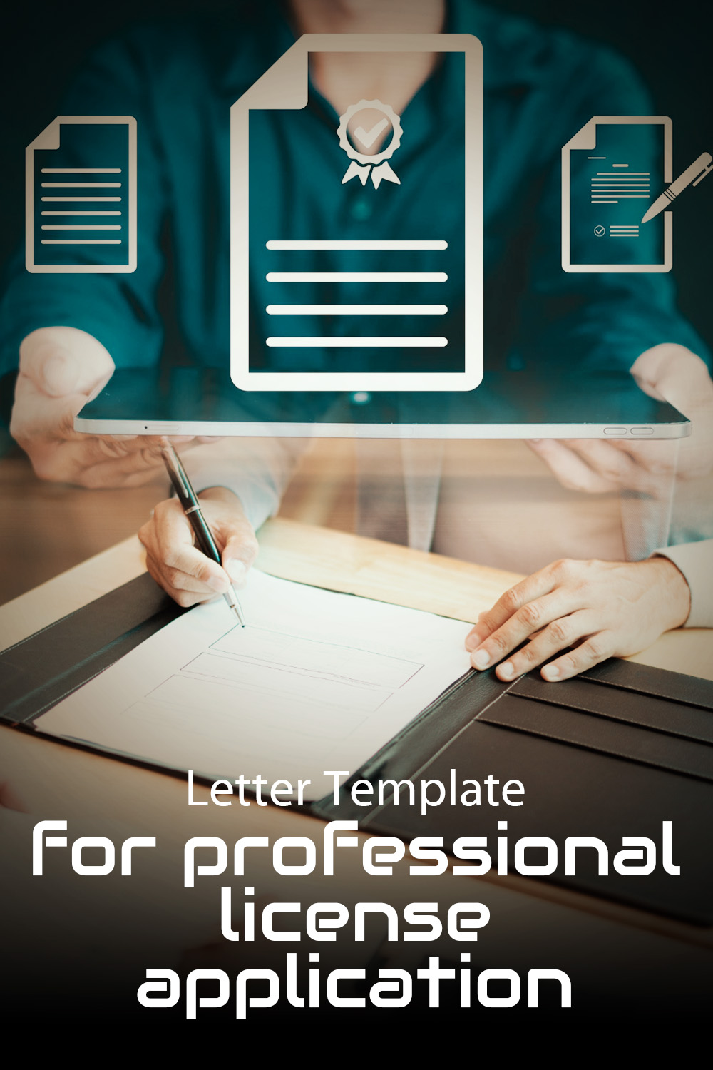 Letter Template For Professional License Application