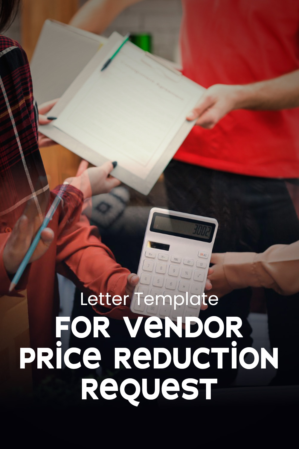 Letter Template For Vendor Price Reduction Request