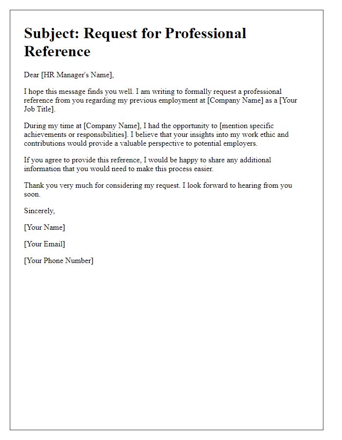 Letter template of appeal for HR professional reference