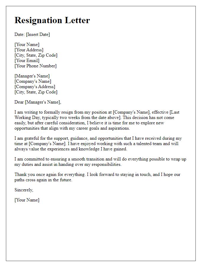 Letter template of resignation for improved job prospects