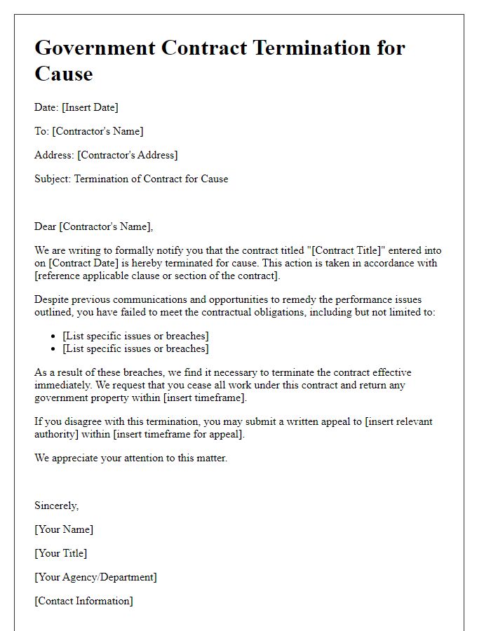 Letter Template For Government Contract Termination Free Samples In Letter Template For Government Contract Termination Free Samples In