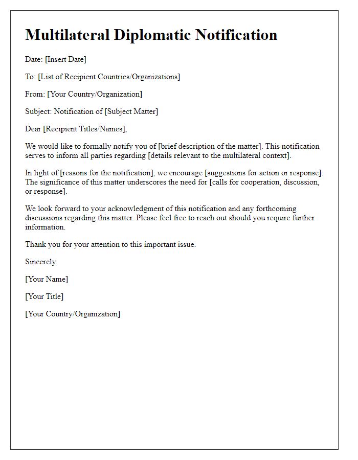 Letter template of multilateral diplomatic notification