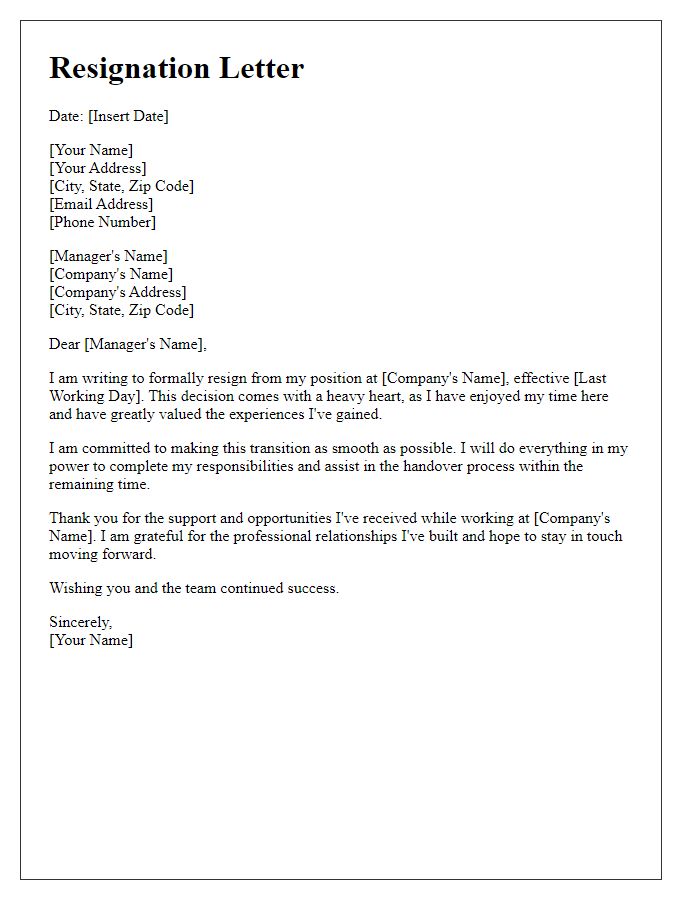 Letter template of resignation prompted by colleague's departure